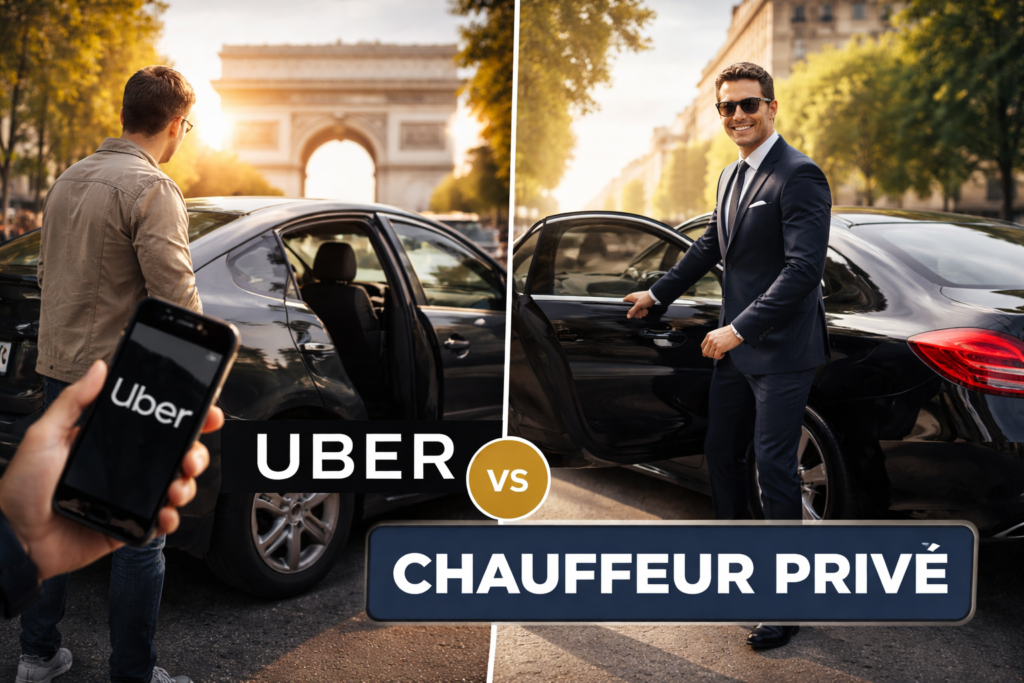 Uber vs chauffeur privé
